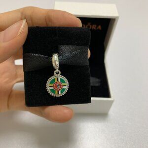Pandora Dominica Flag Exclusive Charm Travel Charm